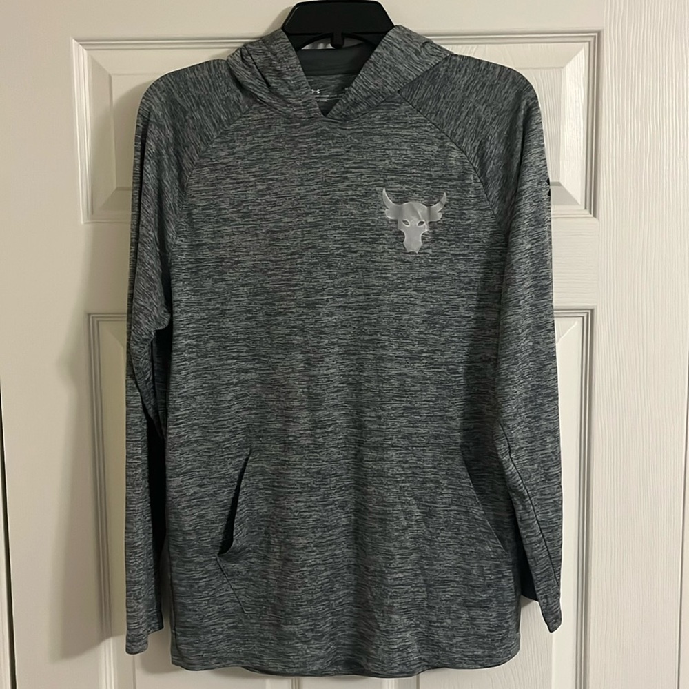 Under Armour project rock lightweight long-sleeve hoodie